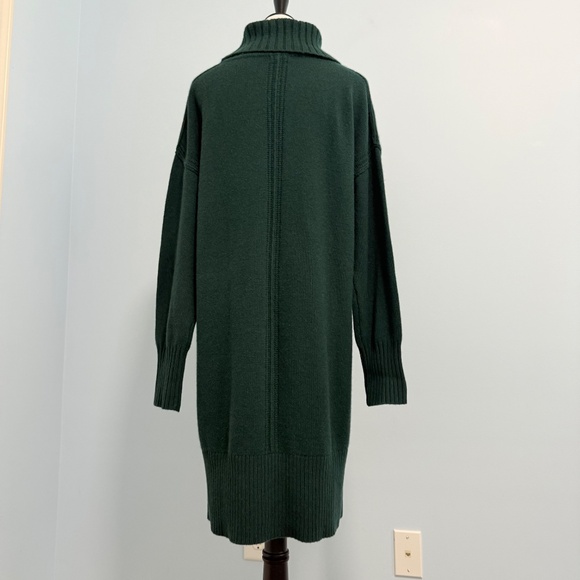 Sundance SONJA CASHMERE DRESS Evergreen Size L - Picture 4 of 9